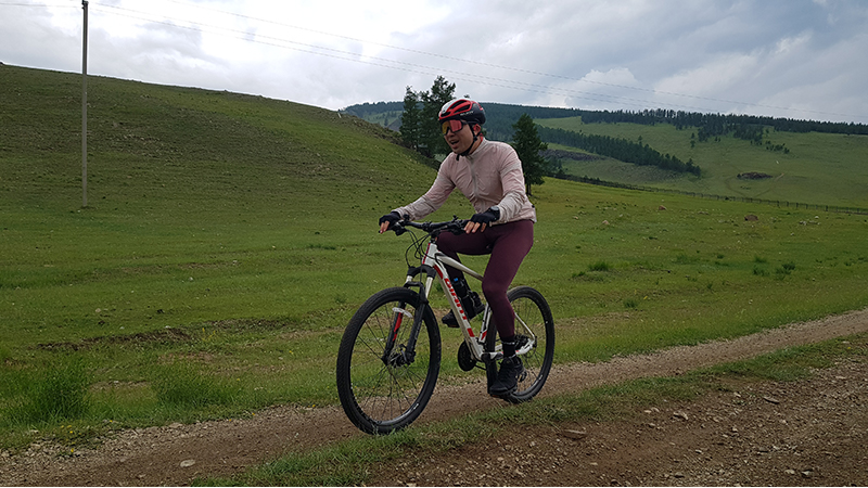 Cycling in Bogd Khaan mountain